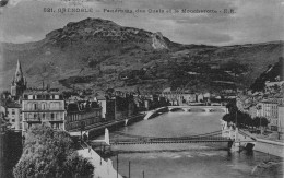 FRANCE - 38 - Grenoble - Panorama Des Quais Et Le Moucherotte - Carte Postale Ancienne - Grenoble