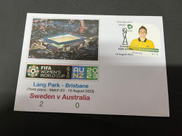 19-8-2023 (2 T 53) FIFA Women's Football World Cup Match 63 ($1.10 Football Stamp) Sweden (2) V Australia (0) - Other & Unclassified