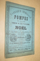 RARE,ancien Catalogue Fabrique De Pompes Noël 1899,complet 40 Pages,23,5 Cm./15,5 Cm. - 1801-1900