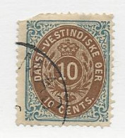 23819 ) Danish West Indies 1874 - Danemark (Antilles)