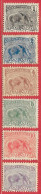 Guyane Française N°49 à/to 54  Fourmilier Anteater 1904-07 ** & * & (*) - Neufs
