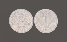 France 2 Francs 1944  TTB - 2 Francs