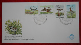 FDC E215 215 Zomer Summer Sommer Vogel Bird NVPH 1301-1304 1984 Without Address NEDERLAND NIEDERLANDE NETHERLANDS - FDC