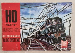 TELECOMMANDE BLOC SYSTEME (Jouef HO) Complet 40 Pages, 1970-71 (Trains électriques) - Letteratura & DVD