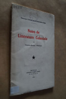 Congo Belge,1930,notes De Littérature Coloniale,Gaston-Denys Périer,54 Pages,25,5 Cm. Sur 17 Cm. - Non Classificati