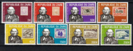 SSCF333- ZAIRE 1979 - MNH (SELOS S/ SELOS - PERSONALIDADES) - Rowland Hill