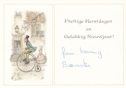 ANTON PIECK - CARTE DE VOEUX - Monocycle - - Pieck, Anton