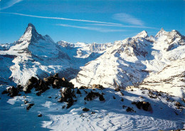 Switzerland Zermatt Matterhorn Dent Blanche Dent D'Herens Mountain Scenery - Matt