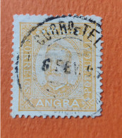 PORTUGAL : Angra - 1892/93 : Yvert N° 1 / Afinsa N° 1 . Oblitéré. (D = 12½) - Angra