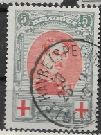 Belgium VFU Better Perf 12:14 1915 15 Euros - 1914-1915 Croix-Rouge