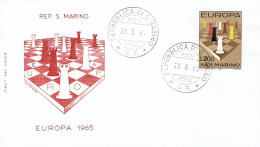 San Marino -  Mi-Nr 842 FDC (K1841) - 1965