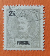 PORTUGAL : Funchal- 1897 : Yvert N° 13 / Afinsa N° 13 . Oblitéré. - Funchal