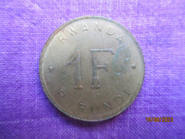 Rwanda - Burundi: 1 Franc 1961 - Rwanda