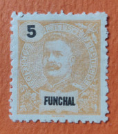 PORTUGAL : Funchal- 1897 : Yvert N° 14 / Afinsa N° 14 . Oblitéré. - Funchal