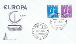 Italien / Italia -  Mi-Nr 1215/1216 FDC (K1853) - 1966