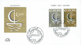 Luxemburg -  Mi-Nr 733/734 FDC (K1855) - 1966