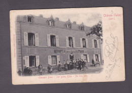 Rare Chateau Salins Moselle Restaurant Edouard Dran Zur Guten Ecke Au Bon Coin ( Animée Hartmann Freres 56915) - Chateau Salins