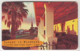 ΝΑΜΙΒΙΑ - Sunset In Windhoek ,10 $ ,used - Namibië