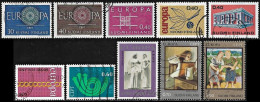 Finland 1960-1975, Europa CEPT - Lot Of 10 Stamps Used - Collections