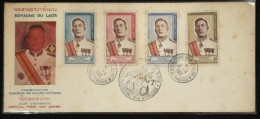 FDC Laos Cover 1962 : King Savang VATTHANA - Laos