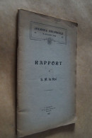 Congo Belge,4/07/1920,journée Coloniale,Rapport,34 Pages,25 Cm. Sur 16 Cm. - Sin Clasificación