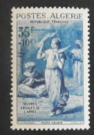 ALGERIE YT 348 NEUF**MNH "DANSEUSE PAR CHASSERIAU" ANNÉE 1957 - Neufs