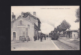 Vienne. Lussac Les Chateaux ; La Gare - Lussac Les Chateaux