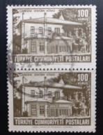 TURQUIE 1963 Buildings In Ankara 2x 100 Oblitérés - Used Stamps