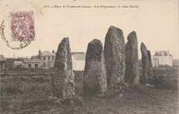 56 - CARNAC - Gare De Plouharnel Carnac - Les Alignements Du Vieux Moulin (mégalithe) - Dolmen & Menhire