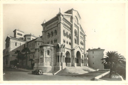 21828 " MONACO-LA CATTEDRALE " -VERA FOTO-CART.POST.SPED. - Kathedraal Van Onze-Lieve-Vrouw Onbevlekt Ontvangen