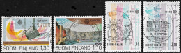 Finland 1983 & 1985, Europa CEPT - Lot Of 4 Stamps Used - Collections