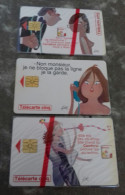 TELECARTE GN 262  / 263 CANDEREL NEUVE SOUS BLISTER + GN298 - 5 Einheiten