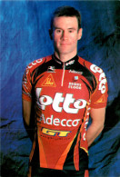 Carte Cyclisme Cycling サイクリング Format Cpm Equipe Cyclisme Pro Lotto Adecco Berry Floor 2000 Serge Baguet Belge En TB.Etat - Cycling