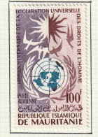 MAURITANIE - 15e Anniv. Déclaration Universella Droits Humains - Y&T PA 33 - 1963 - MH - Mauritanie (1960-...)