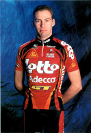 Carte Cyclisme Cycling サイクリング Format Cpm Equipe Cyclisme Pro Lotto Adecco Berry Floor 2000 Koen Beeckman Belge TB.Etat - Wielrennen