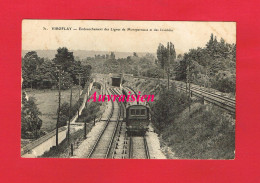 [78] Yvelines VIROFLAY  Embranchement Des Lignes De Montparnasse Et Des Invalides ... Chemin De Fer ... Train ... - Viroflay