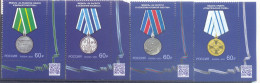 2023. Russia, Medals Of The Russia, 4v, Mint/** - Unused Stamps