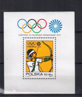 POLONIA HOJITA JUEGOS OLIMPICOS MUNICH 1972 TIRO CON ARCO ARCHERY - Bogenschiessen