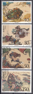 CHINA 2869-2872,used,falc Hinged - Gebruikt