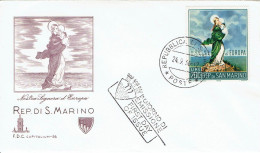 San Marino - Mi-Nr 879 FDC (K1861) - 1966