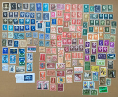 LOT DE 180 TIMBRES OBLITERES TOUS DIFFERENTS TOUTES DATES - Colecciones Completas