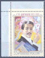 2022. Russia, 150th Birth Ann. Of P. Diaghilev, Theatrical And Artictic Person, 1v, Mint/** - Neufs