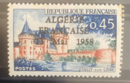 Algerie/Algeria Timbre De France Surchargé Algerie Française 13 Mai 1958 MNH Pour L’état Voir Photos, OAS - Neufs