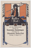 Deutscher Ruderverband, D.R.V. - Kellerfest Deutscher Rudertag Ruder-Club München - 13. August 1910 (Rudern) - Rudersport