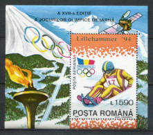 Lillehammer 1994. Rumanía 1994. Yvert Block 234 ** MNH. - Winter 1994: Lillehammer