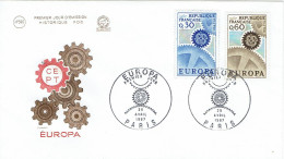 Frankreich / France - Mi-Nr 1578/1579 FDC (K1869) - 1966