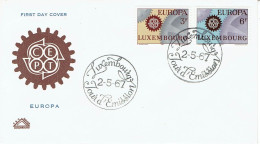 Luxemburg - Mi-Nr 748/749 FDC (K1875) - 1966