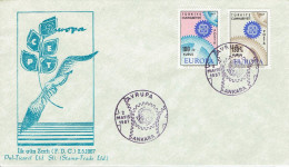 Türkei / Turkey - Mi-Nr 2044/2045 FDC (K1882) - 1966