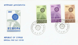 Zypern / Cyprus - Mi-Nr 292/294 FDC (K1883) - 1966