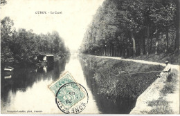 GURGY - Le Canal - Pêcheur - Gurgy